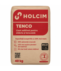 Liant aditivat Holcim Tenco MC 12,5 pentru zidarie si tencuiala, 40 kg